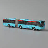 โมเดลรถบัสโลหะ สเกล 1:120 Scale Diecast Metal Model Toy Articulated Hinged City Bus ของเล่นสําหรับเด็ก