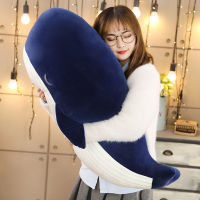 (ร้อน) 1Pc 25ซม. การ์ตูน Super Soft Plush ของเล่นสัตว์ทะเล Big Blue Whale Soft ของเล่นตุ๊กตาสัตว์ปลาน่ารักเด็กวันเกิดของขวัญ