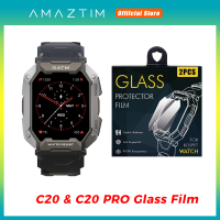 แก้วฟิล์มป้องกันสำหรับ AMAZTIM C20 PRO Smartwatch ป้องกันหน้าจอฟิล์มกระจกนิรภัยสำหรับ Smart Watch Men Screen Protector-nxfnxfnxghnxgb