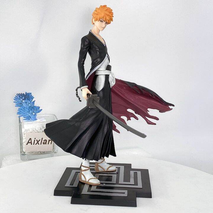 ของเล่นชุดคอสเพลย์-kurosaki-ichigo-pvc-ตุ๊กตาขยับแขนขาได้อนิเมะ-bleach-gk-ขนาด16ซม-รูปแกะสลักตุ๊กตาโมเดลสำหรับสะสม