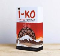 I-OK Coffee กล่องสีแดง เมล็ดกาแฟไทย เกรด A Formula1 Dark Roast (คั่วเข้ม) ขนาด 150 กรัม 1 กล่อง 10 ซอง กาแฟ 3 อิน 1