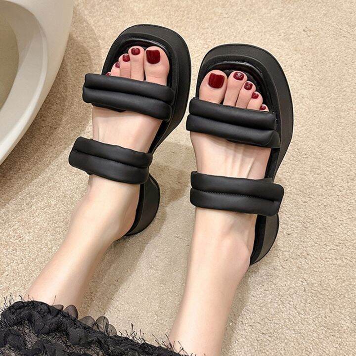 ขายดีที่สุด-ioztt2023-sense-slippers-women-39-s-summer-fashion-2022-new-platform-flip-flops-ins-trendy-pop-cool