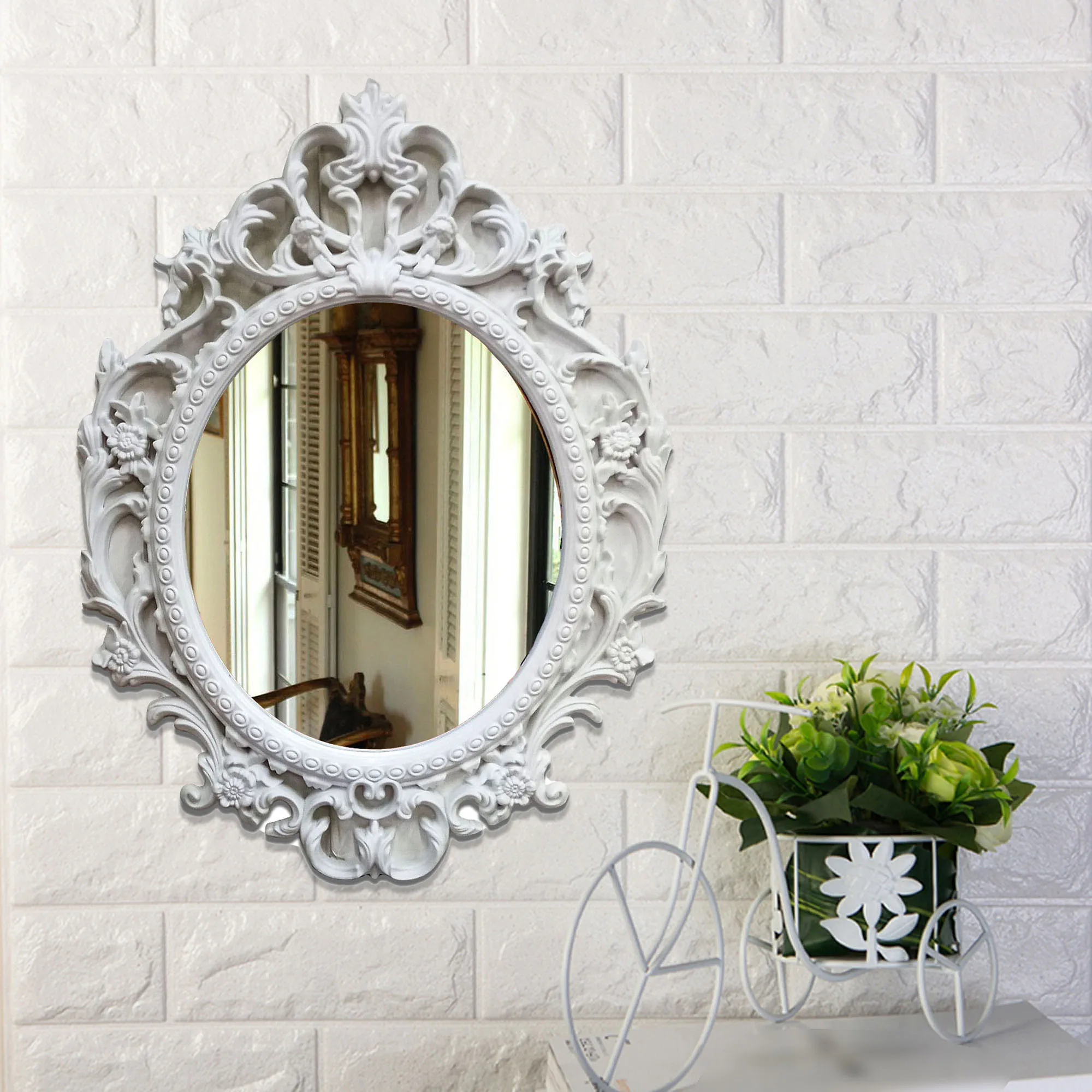 plastic frame mirror