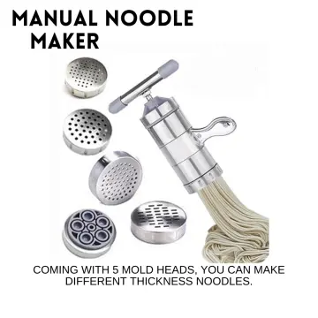 Noodle Making Machine Portable Manual Noodle Maker Stainless Steel Noodle Press Juicer Pressure Making Machine