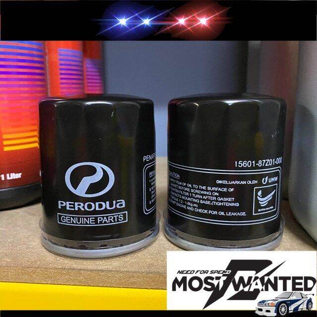 OIL FILTER MYVI ALZA KELISA KENARI VIVA KANCIL ORIGINAL PERODUA HITAM