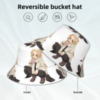 {You have a hat}Manjiro Sano Mikey Tokyo Revengers Topi Bucket สะท้อนแสงการ์ตูนชายหาดสองด้านที่ใส่หมวกใส่ตกปลาหมวกอาบแดดสำหรับทั้งชายและหญิงดั้งเดิม