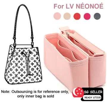 EverToner For LV Nano Noe Mini Bag Organizer Insert Waterproof Nylon Bucket  Bag Purse In Designer Handbag Inner Cosmetic Bag