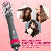 Dryer And Straightening Brush CHIGNON Hot Air Brush One Step Styler Blow Dryer Brush Professional Hair Straightening Brush