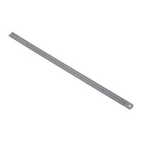 Metal Ruler Stainless Steel 60cm 23.6 Inch Measuring Long Straight Ruler  Measure Woodworking Drawing Precision Measuring Tools Code Readers  Scan Too