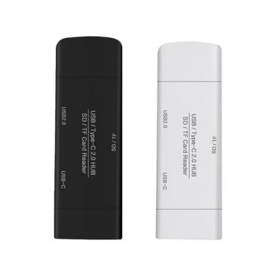 Card Reader Memory Card Reader Type C & USB Dual Slot Camera Viewer Memory Card Adapter Reader for Smartphone Tablet standard