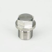 【cw】 M14x1.5mm Male SS304 Countersunk End Plug With Flange Socket Pipe Fitting 【hot】