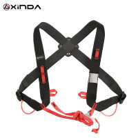 2021XINDA Camping Ascending Decive Shoulder Girdles Adjustable SRT Chest Safety Belt Harnesses Rock Climb Safety Protection Survival