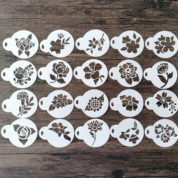 diy-mold-cake-decorating-stencil-coffee-garland-tool-decorating-tool-template-strew-pad-coffee-stencils-creative