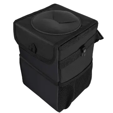 Drive Auto Car Trash Can - Collapsible, Leakproof Garbage Bin with  Adjustable Strap and 20 Trash Bags - Car & Truck Accessories for Men and  Women 