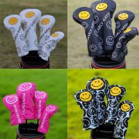 PG# Golf Club 1 3 5 Wood Headcovers Driver Fairway Woods Cover PU Leather Head Covers Set Protector Golf Accessories