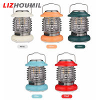 LIZHOUMIL โคมไฟไฟฉุกเฉินแบบชาร์จได้โคมไฟ Led ตั้งแคมป์สำหรับกลางแจ้ง,แบตสำรองโคมไฟเต็นท์แบบเรโทรแขวนได้