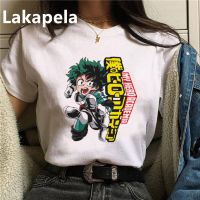 【New】ญี่ปุ่นอะนิเมะ Streetwear Tops My Hero Academia T เสื้อสบายๆแขนสั้นพิมพ์ผู้หญิงเสื้อยืด Harajuku Kawaii Tops Drop Ship