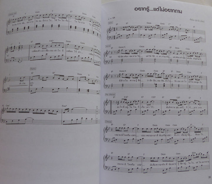 หนังสือเพลง-the-piano-hurt-โน้ตเปียโนมาตรฐาน-โน้ตสากล