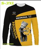 XZX180305   honda Motor shirt long sleeve for men/women clothes Racing Cycling23