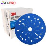 3M Blue Sandpaper 6 "150mm Porous Round Sand Tray Sandpaper Pad Electric Sand Tray Carabiner Grinding Power Sanders