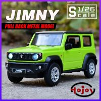 Suzuki Jimny SUV 1/26โมเดลรถยนต์ลูกเต๋าของเล่นหล่อโลหะสำหรับเด็กผู้ชายเด็กของขวัญของยานพาหนะออฟโรดคอลเลกชันงานอดิเรก