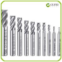 CUFEI 10Pcs Hss ค่ะ ดอกสว่านสำหรับบด CNC ตรง 0.08-0.47ค่ะ ก้านสว่านเจาะ สุดท้ายตัดมิลลิ่ง 4-ขลุ่ย เครื่องมือตัดบิต ไม้อะลูมิเนียมเหล็กไทเทเนียม