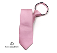 Giorgio Del Sarto Adults Zipper Tie Pink ไทซิป เนคไทสำเร็จรูปสีชมพู