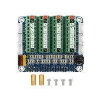 สำหรับบอร์ดขยายสำหรับเครื่องพิมพ์ Raspberry Pi GPIO สำหรับ3B RPI 4B เบรคเอาท์บอร์ดทดสอบพอร์ต IO LED แบบออนบอร์ดดีไซน์40Pin