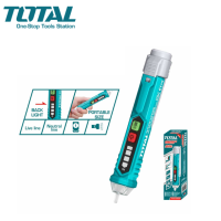 TOTAL ปากกาวัดแรงดันไฟฟ้า 12V-1000V แบบไม่ต้องสัมผัส รุ่น THT29100026 ( Non contact AC Voltage Detector )