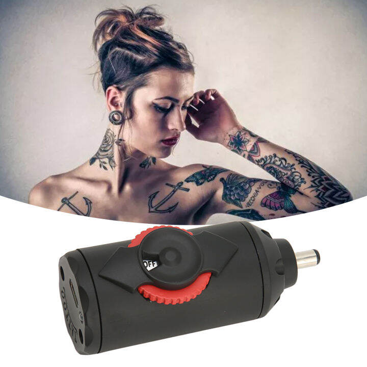 Mini Tattoo Power Supply Wireless Tattoo Power Supply 1200mAh Compact Size Alloy for Tattoo Shop