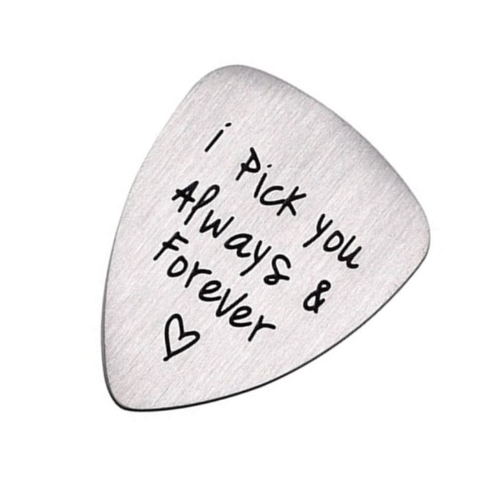 titanium-steel-carved-guitar-pick-i-pick-you-always-amp-forever-letter-engraved-ukulele-pick-musical-instrument-accessory