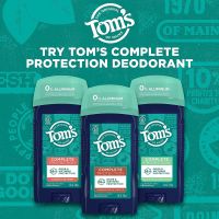 [พร้อมส่ง] ของแท้ 100% ผลิตภัณฑ์ระงับกลิ่นกาย Toms of Maine, Complete Protection Aluminum-Free Deodorant (74 g)