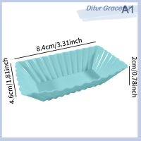 Ditur ชุดแม่พิมพ์ซิลิโคนคัพเค้ก1ชิ้น3D รูปหัวใจสี่เหลี่ยมทรงกลมถ้วยเค้กถ้วยคัพเค้กซิลิโคนถาดอบขนมเครื่องมือตกแต่งเค้กแบบ DIY