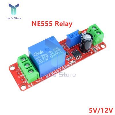 【CW】 NE555 Timer Adjustable Module 5V 12V Delay Relay Shield 0 10S Car Relays Oscillator