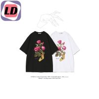 LD ใหม่ UC Ghost Hand Hurt Ghost Claw Rose Undercover เสื้อยืดแขนสั้น คอกลม สําหรับผู้ชาย คู่รัก