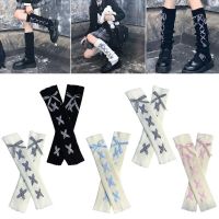 【CW】 Arm Warmers Knitted Warm Leg Ankle Protection Knee Boot Stockings False Sleeves