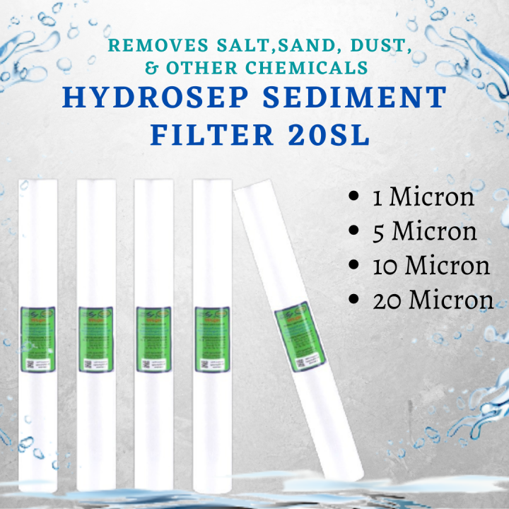 Hydrosep Sediment Filter 20SL 1 5 10 20 micron | Lazada PH