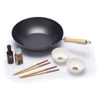 KitchenCraft Stir Fry Gift Set ชุดกระทะทำอาหาร รุ่น WFWOKGSET