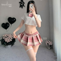 Shuoyao Sexy Underwear Campus Temptation Pure Desire Uniform Short Skirt Pajamas Passion Bed Hot Suit 1107