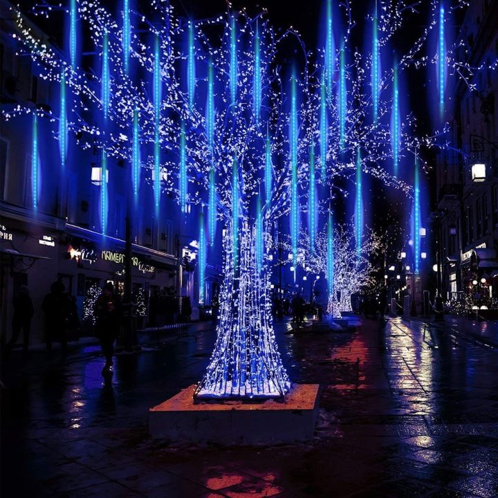 30cm-50cm-led-meteor-shower-garland-holiday-strip-light-outdoor-waterproof-fairy-lights-for-garden-street-christmas-decoration