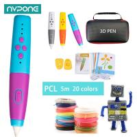 2023Top Grade 3D Pen Set for Kids 3D Printing Pen with PCL Filament for Children Educational Creative Toy Boy Girl Festival Gift