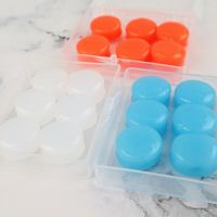 6PCS Earplugs Protective Ear Plugs Silicone Soft Waterproof Anti-noise Earbud Protector Swimming Showering Water Sports Ear Protection