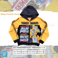 เสื้อแจ็คเก็ต เสื้อกันหนาว ทรานฟอร์เมอร์ Transformer Bubble Bee มีหมวก ฮู้ด สำหรับเด็กผู้ชาย ลิขสิทธิ์แท้ 100% มีป้ายห้อยทุกตัว