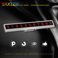 Temporary Car Parking Phone Number Board Card Plate Telephone Number Card Luminous Night Light Car Styling Phone Number Card