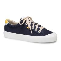 Keds รุ่น Crew Kick 75 Canvas รองเท้าผ้าใบ ผู้หญิง สี NAVY/LEMON CURRY - WF63563