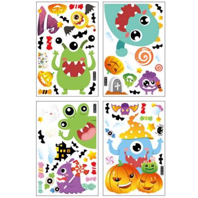 Halloween Window Stickers Fall Window Clings with Halloween Elements Indoor and Outdoor Party Big Eye Decorations for Kids Friends Family Etc. everybody