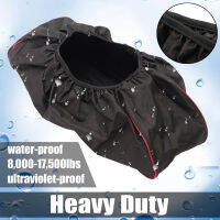 Dust Capstan Cover Black Waterproof Winch Cover Trailer SUVs 56*24*16cm Driver Recovery 8,000 -17,500 Lbs Black Car Accessories