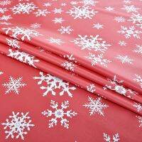 Christmas Table Cloth Wipeable Red PVC Tablecloth Waterproof Rectangular Table Cover Protect for Kitchen Decorations