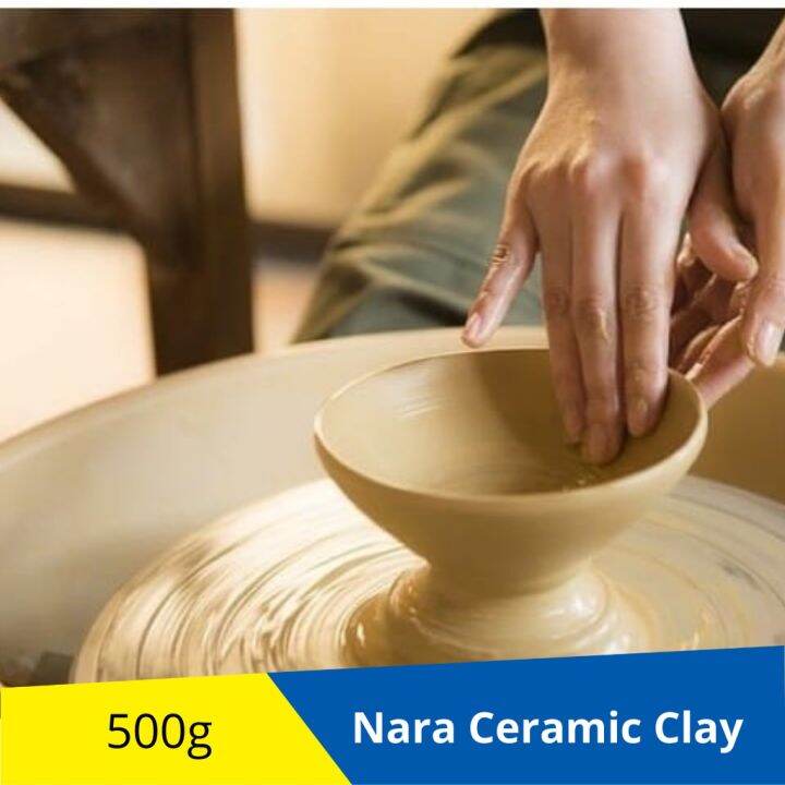 Nara Pottery Ceramic Clay 500g (WHITE) Lazada