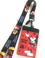 MICKEY RED   สายคล้องคอ สายคล้องบัตร ที่ใส่บัตร ซองใส่บัตร ที่ใส่บัตร พร้อมสายคล้องคอ   ลาย   MICKEY  MOUSE  RED  big1  มิคกี้เมาส์ แดง     งานดี สวยงาม NPNN